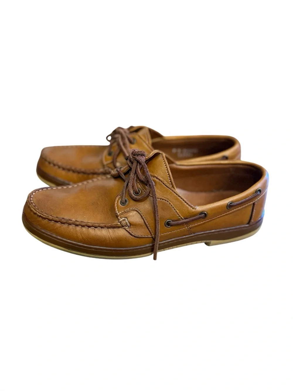 Allen Edmonds Eastport Loafers Boat Shoes Brown Leather Slip-on Men's Sz 9D